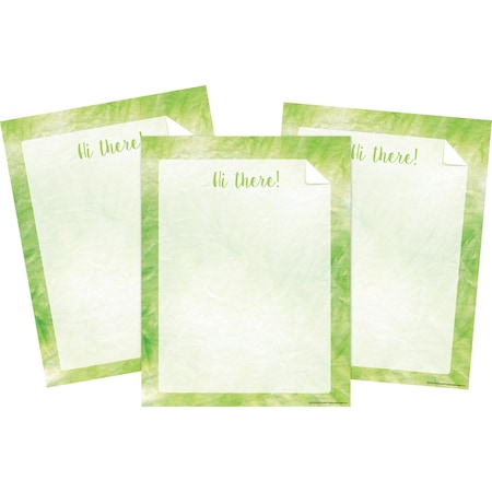 Barker Creek Lime Tie-Dye and Ombr Computer Paper, 150 sheets/Package 4343